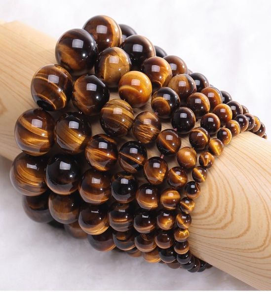 4mm 6mm 8mm 10mm 12mm tiger eyes beads bracelet men minimalist yoga meditation jewelry buddha bracelet for man handmade armband he6641334, Black